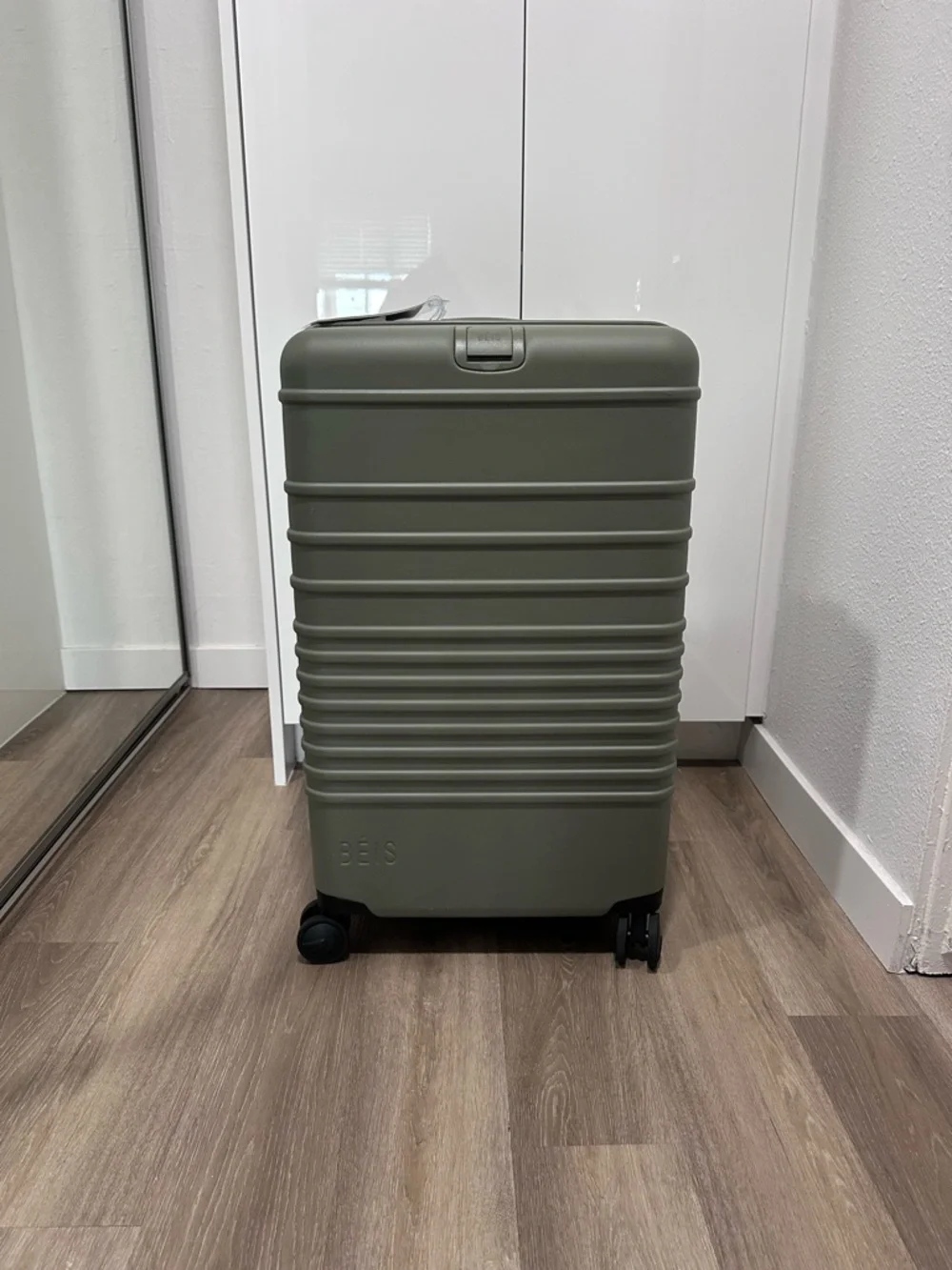 BEIS Olive Green Hardside Carry-On Spinner